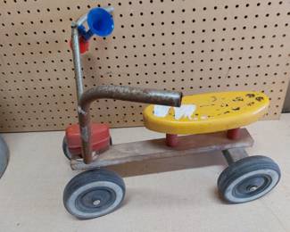 Milk Can, Galvanized Water Pale, Kids Scooter