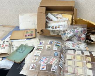 Huge Stamp Collection, Loose, Albums, Envelopes