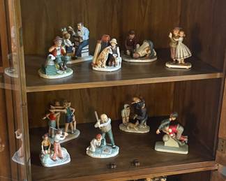 Norman Rockewell figurines