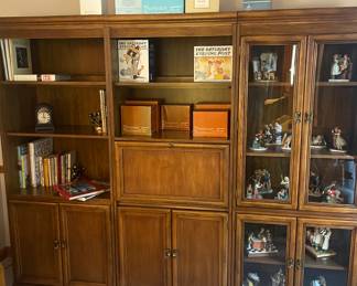 Three piece wall unit