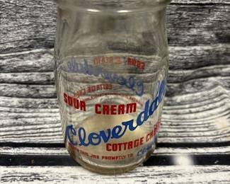 Vintage cloverdale dairy bottle