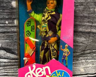 Vintage 1991 Ski fun ken, mattel, NIB
