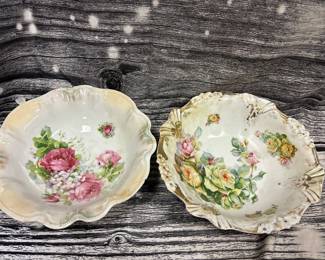 Vintage Handpainted bowls, bavaria and germany