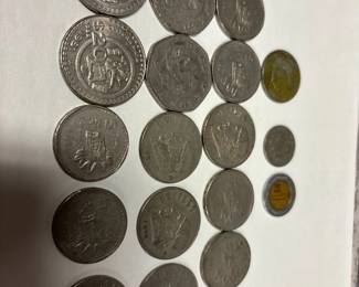 Mexico coinage, 18 pieces