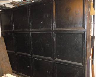 storage cabinet..12 door