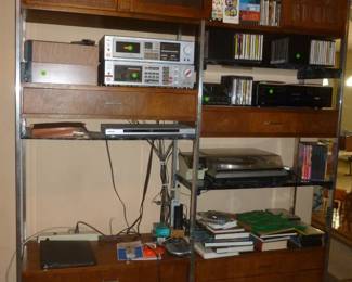 Fantastic Mid-Century shelving unit by FOUNDERS **the black shelves were added. We're removing them so watch for updated photos. They may not come until after the email does so please check back. ***