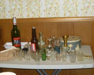 shot glasses, etc