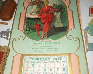 1919 Advertising Calendar
