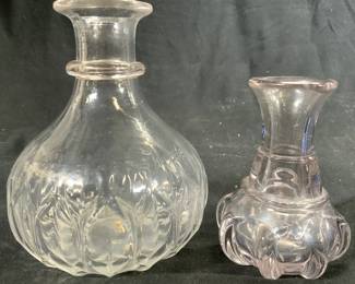 Lot 2 Art Glass Vases Vessels

