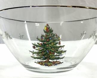 Christmas Tree Glass Table Bowl
