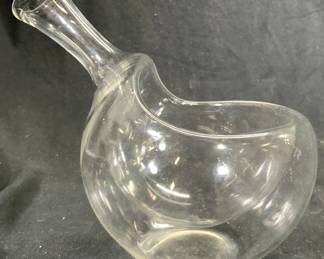 Art Glass Decanter Vessel Decorative Accessory
