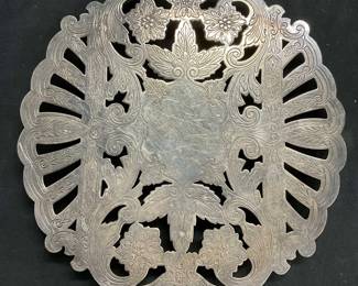 Vintage WALLACE Silver Plated Trivet

