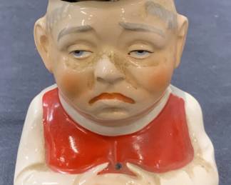 Vtg Figural Ceramic Jug Creamer, Czechoslovakia
