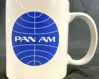 PAN AM Airline Porcelain Mug Coffee Cup
