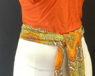 Lot 2 Mid Century Top and Belt
