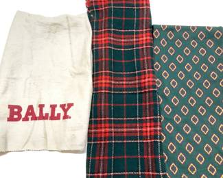 3 Textiles, Bally Polisher & Jeanne Pierre Scarf
