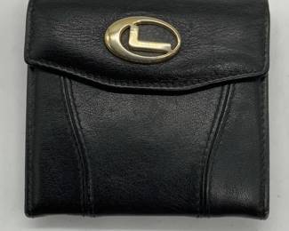 Lancel Paris Black Leather Wallet, Spain
