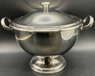 WMF CROMARGAN German Silver Plated Vessel, Lidded
