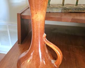 MCM glazed vase