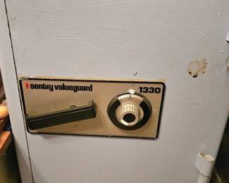 one of several vintage safes