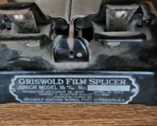 Vintage film splicer