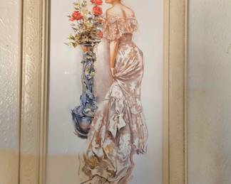 Beautiful vintage lady