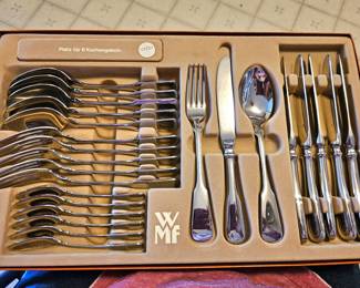 1960's German WMF flatware set, still in the box