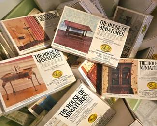 a huge selection of doll house furniture