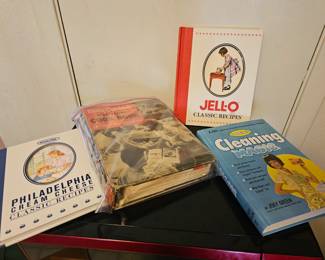 large selection of cookbook