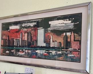 MidCentury Chicago Skyline