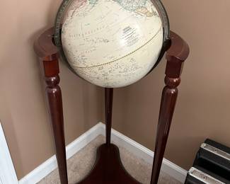 globe on stand