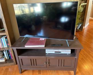 media cabinet and tv
