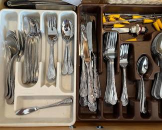 stainless flatware
