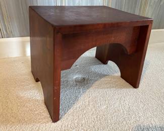 small handmade stool