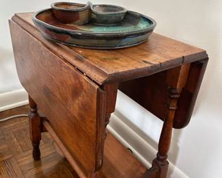 small drop side end table