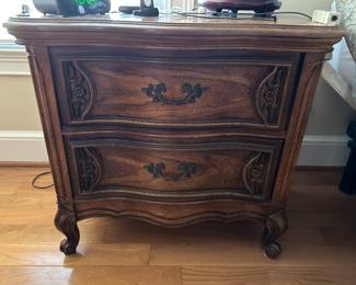 Pair of French Provincial nightstands 