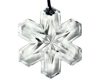 Lot 011   6 Bid(s)
Waterford Crystal Snowflake Ornament