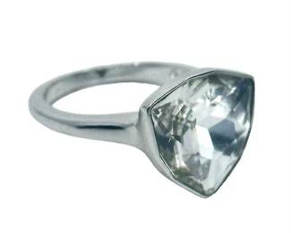 Lot 003   6 Bid(s)
Swarovski Large Crystal Solitaire Ring