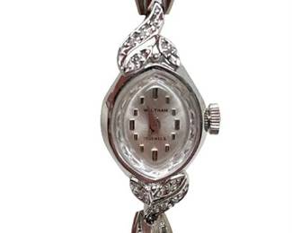 Lot 163   8 Bid(s)
Ladies Waltham 17 Jewels Wrist Watch with Diamond Accents