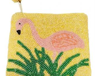 Lot 136   6 Bid(s)
Vintage Glass Beaded Pink Flamingo Change Purse
