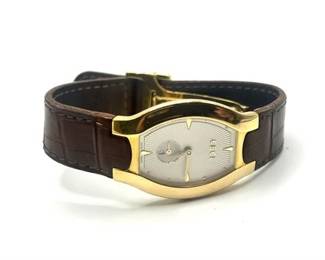 Lot 152   19 Bid(s)
Ebel Lichine Tonneau, Ref 8012431, Ladies, 18K Yellow Gold, Quartz, Silver Guill