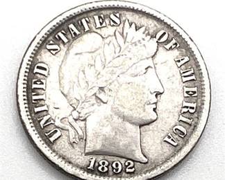 Lot 183   2 Bid(s)
1892 Silver Barber Dime