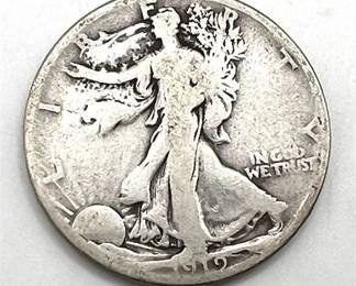 Lot 030   6 Bid(s)
1919 S Silver Walking Liberty Half Dollar