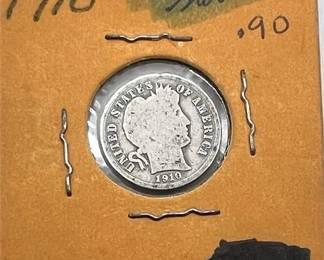Lot 027   2 Bid(s)
1910 Silver Barber Dime