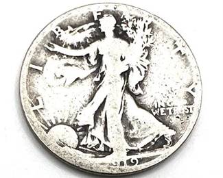 Lot 015   4 Bid(s)
1919 Silver Walking Liberty Half Dollar