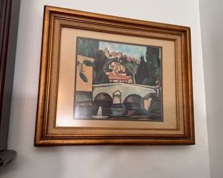 Andre Derain 'The Old Bridge' print 15" x 18"