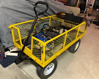 More horse related items, garden cart