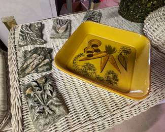 Vintage mid century serving tray