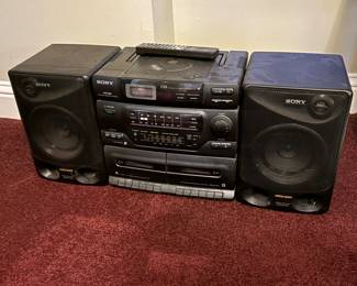 Vintage Sony boom box