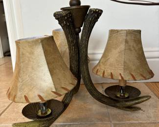 Rustic hanging light